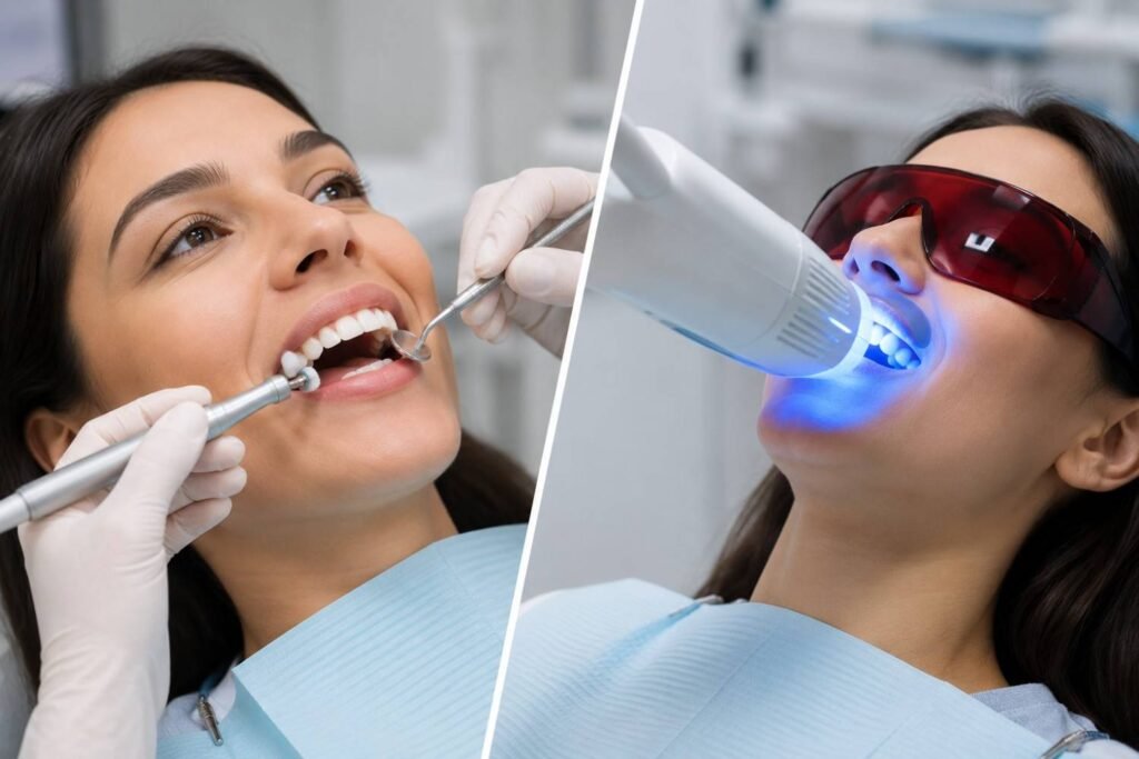 Dental Cleaning vs Teeth Whitening: What’s the Difference & Which One Do You Need?